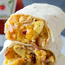 Order Breakfast Burrito (available 7am - 11am) food online from Oh Those Donuts store, Costa Mesa on bringmethat.com