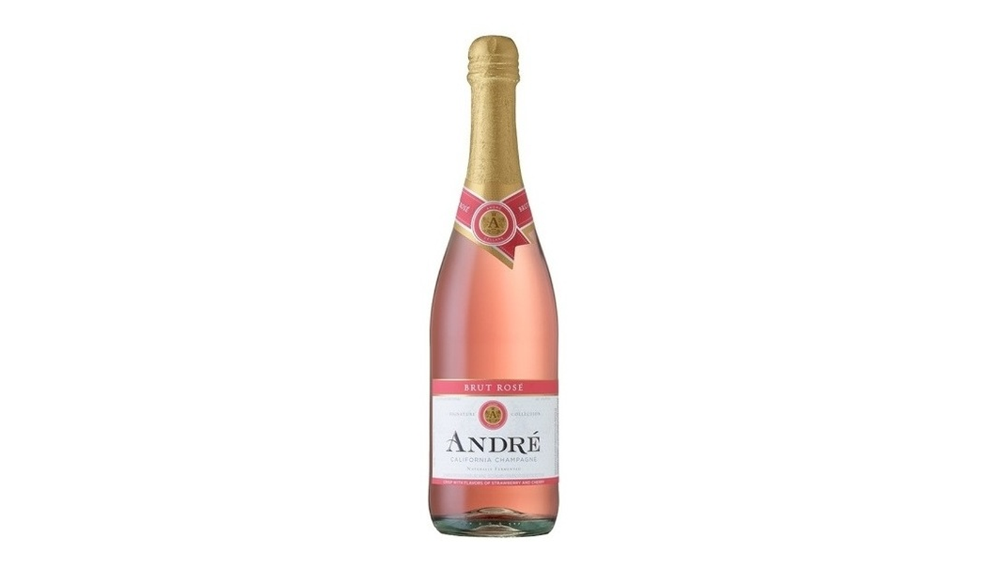 Order Andre Brut Rose Champagne Blend Sparkling Wine 750mL food online from P & B Liquor & Fine Wine store, Long Beach on bringmethat.com