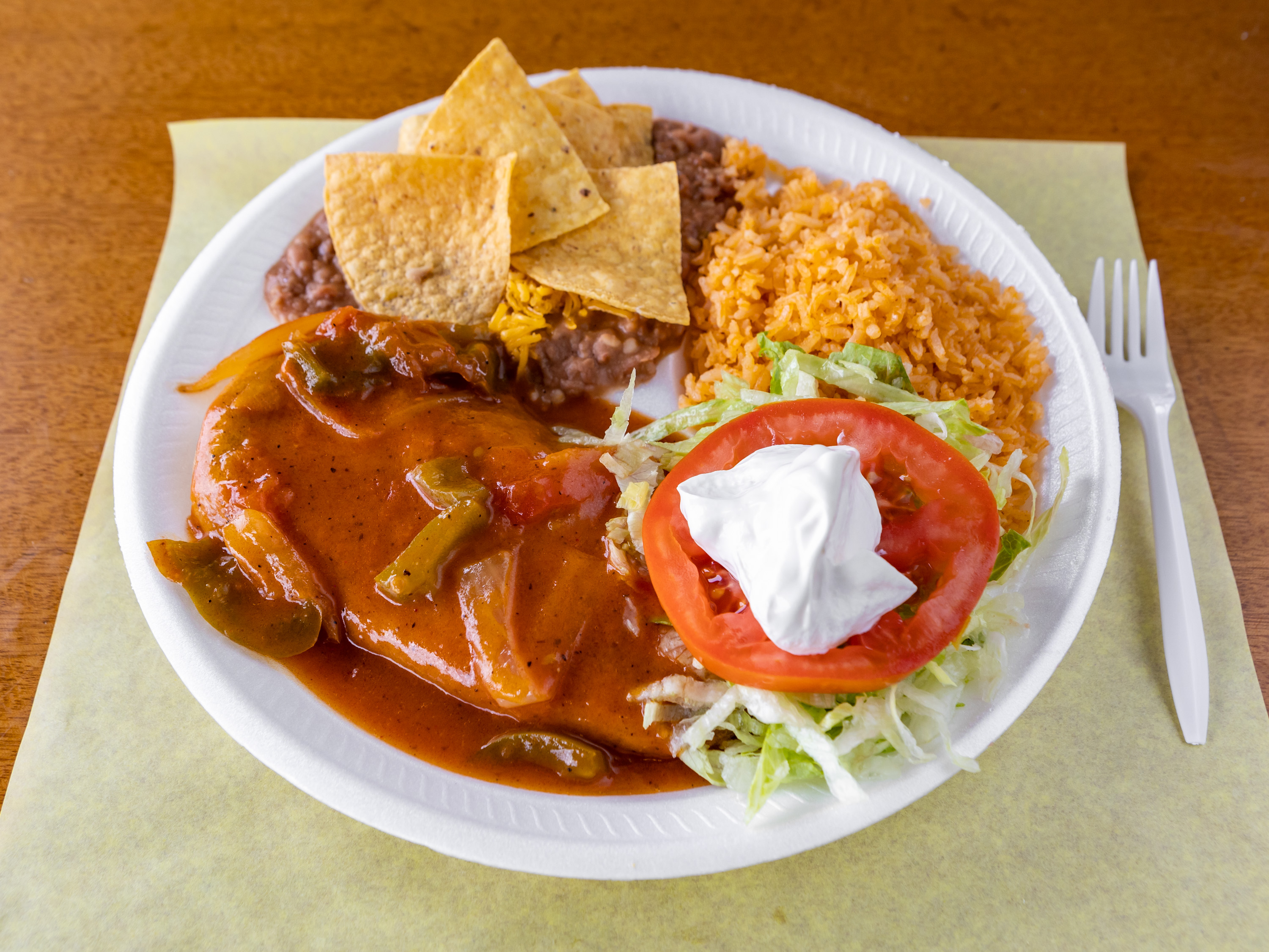 Order Chiles Rellenos with Drink food online from Pepe's Tacos store, Las Vegas on bringmethat.com