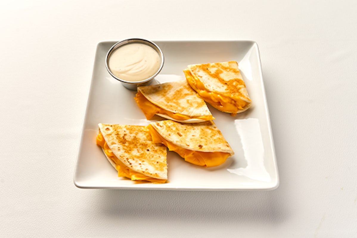 Order Kids Quesadilla food online from Genghis Grill store, Houston on bringmethat.com