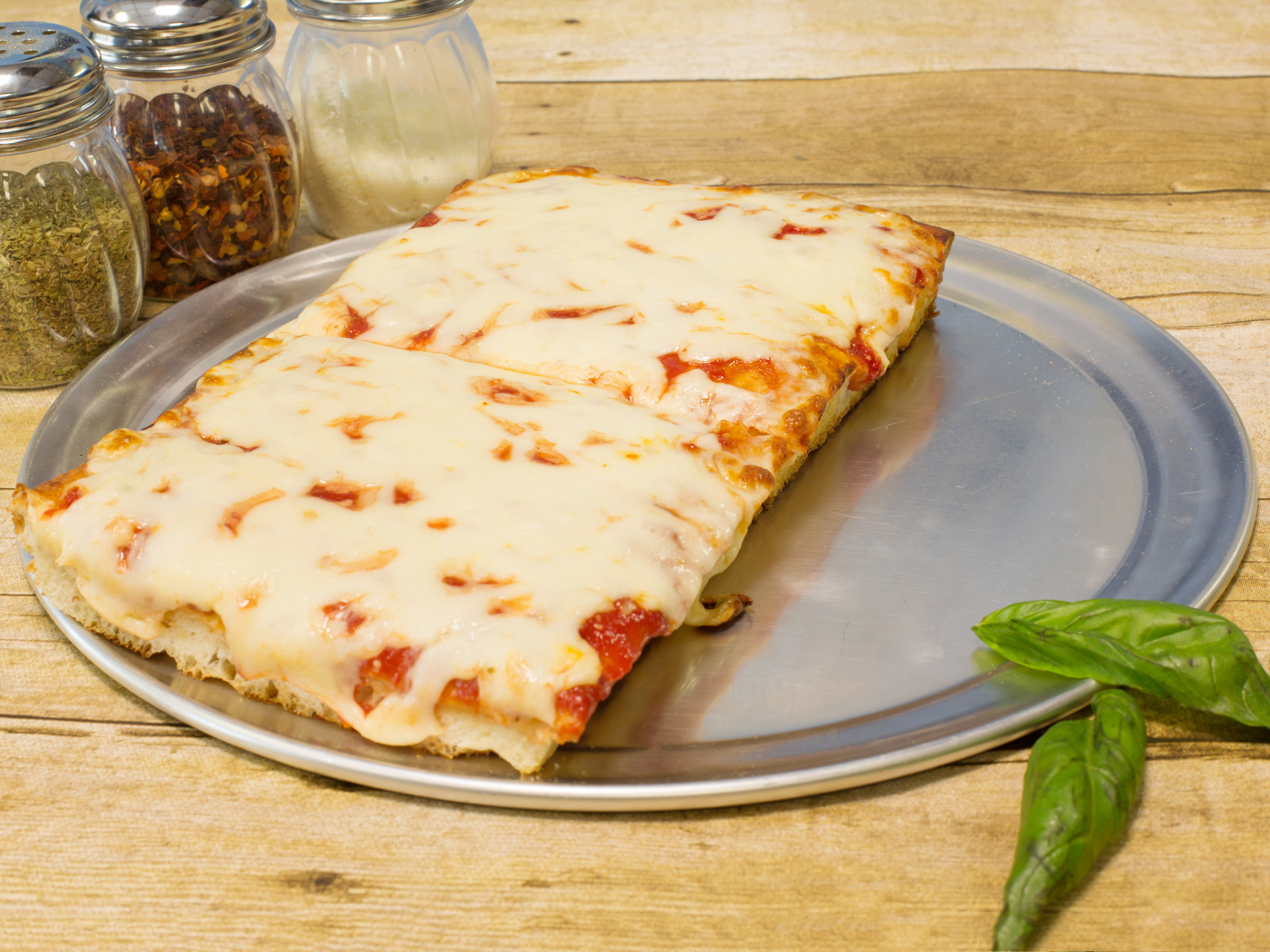 Order Plain Sicilian Pizza food online from Pizzeria Las Americas store, Jersey City on bringmethat.com