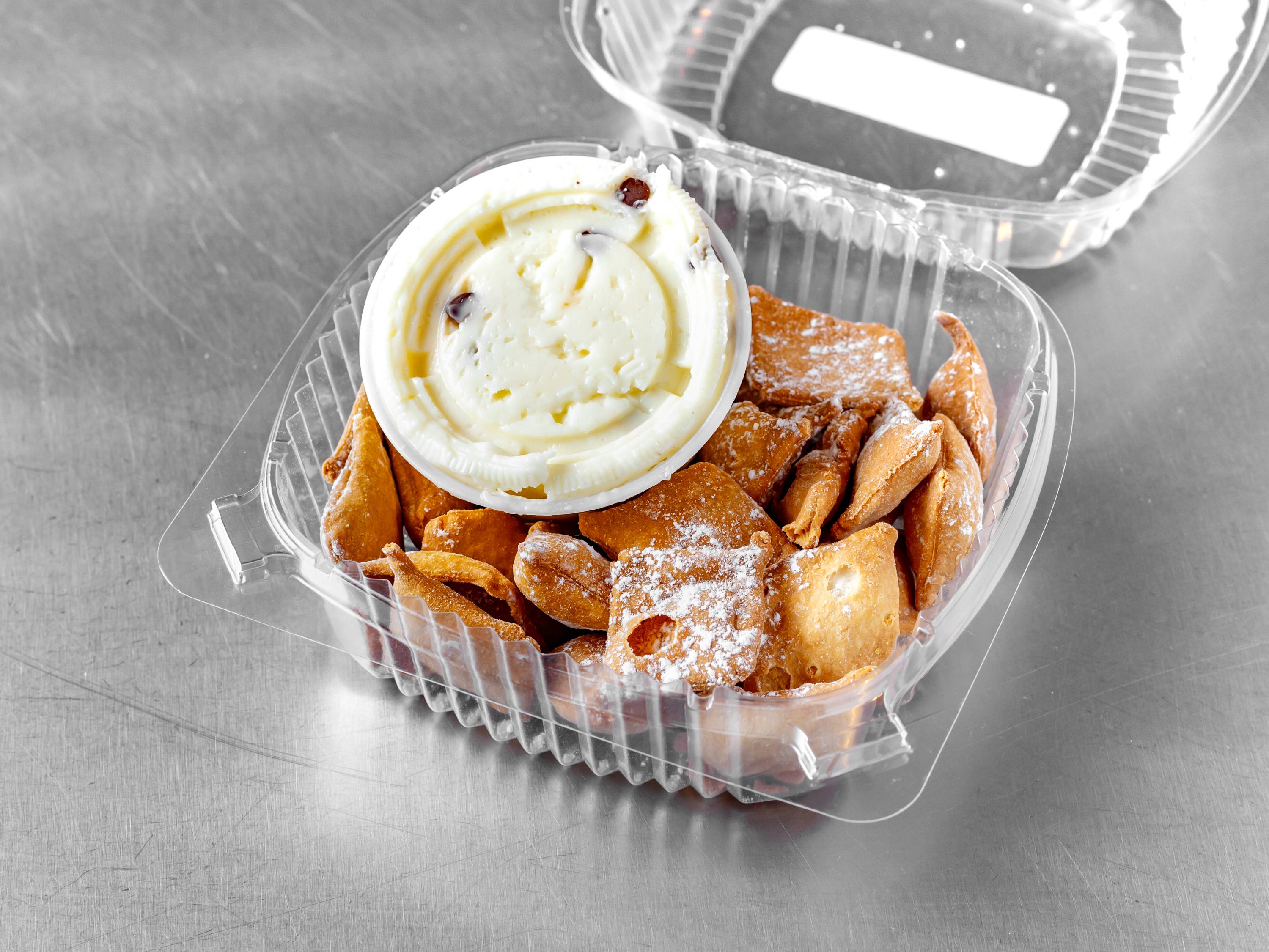 Order Cannoli Chips and Dip Individual food online from Vaccaros Italian Pastry Shop store, Cockeysville on bringmethat.com