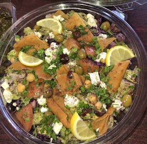 Order Fattoush Salad food online from Marlena Mediterranean Deli store, Middletown on bringmethat.com