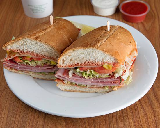 Order Submarine Sandwich food online from Lamppost Pizza store, Fountain Valley on bringmethat.com