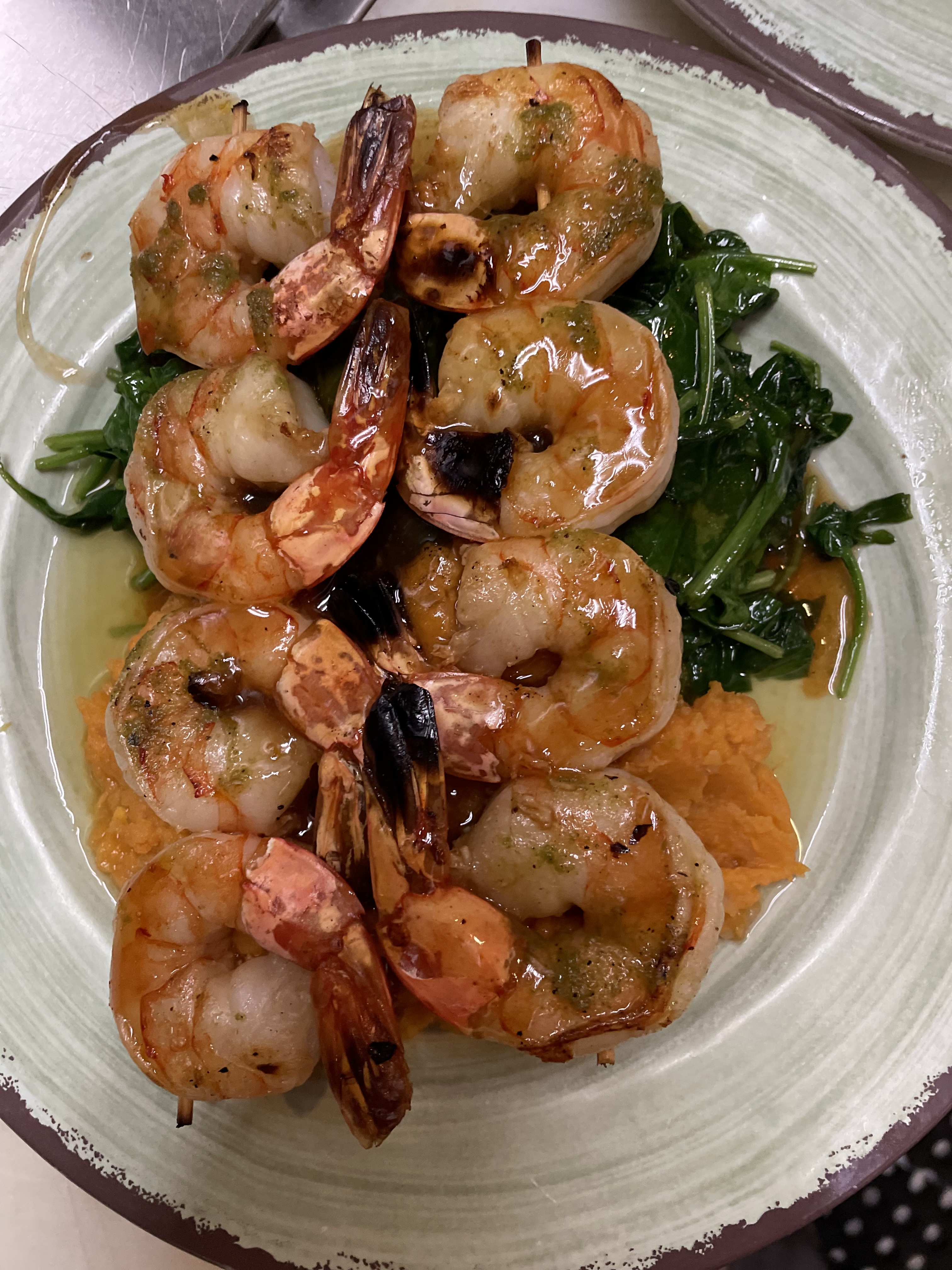 Order Sautéed Shrimp with Garden Vegetables food online from Good health cafe store, New York on bringmethat.com