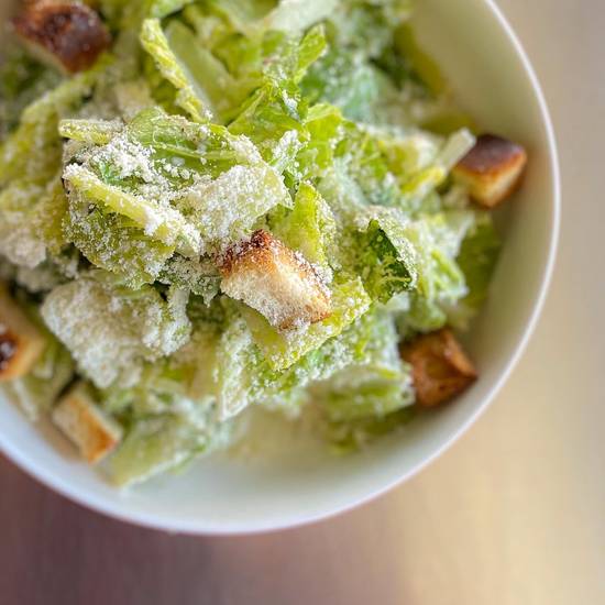 Order Caesar Salad food online from The Wood Fired Pizza Shop store, Newark on bringmethat.com