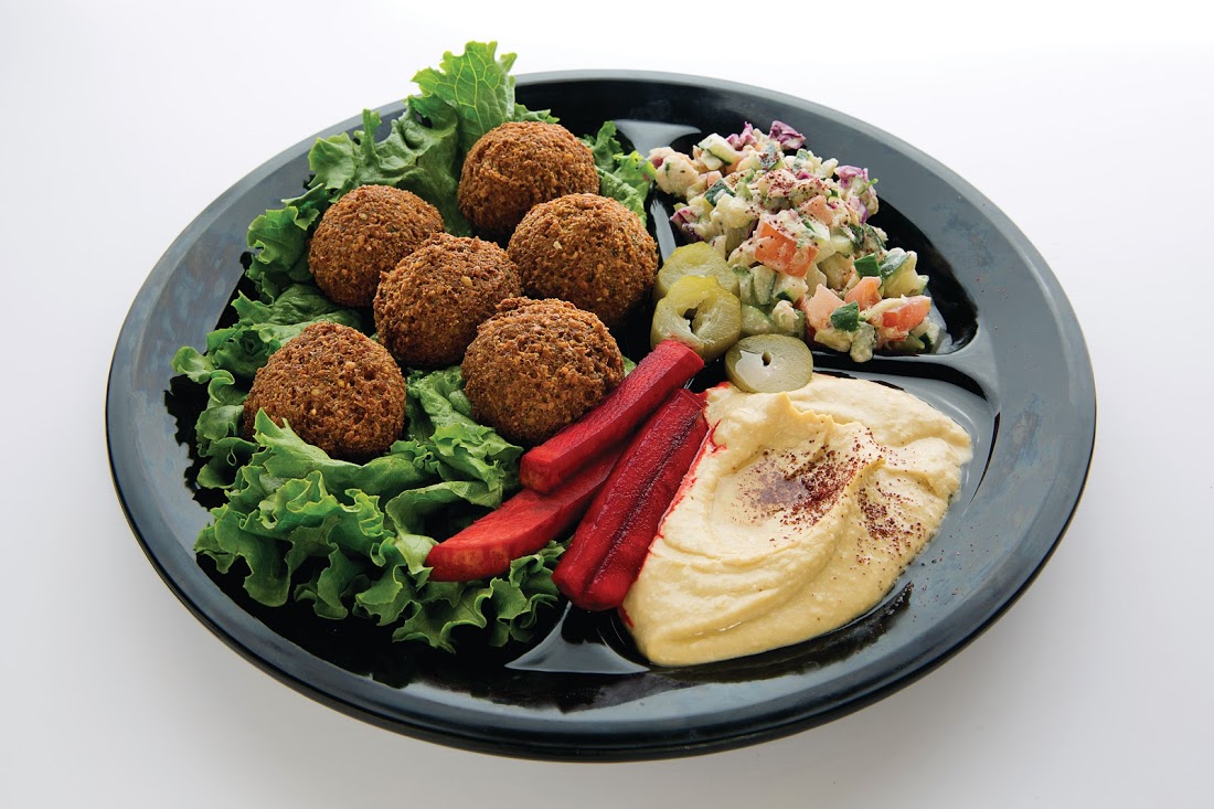 Order Falafel Plate food online from Taza Cafe store, Chicago on bringmethat.com