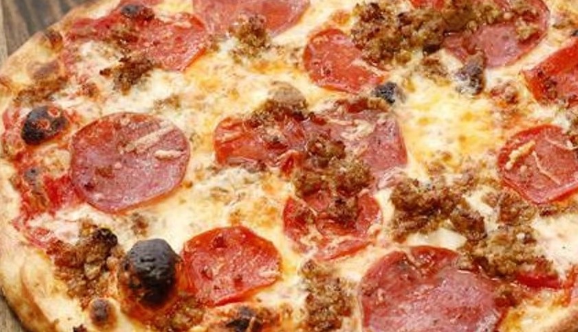 Order Meat Lovers - Large 14" food online from Firetrail Pizza store, San Francisco on bringmethat.com