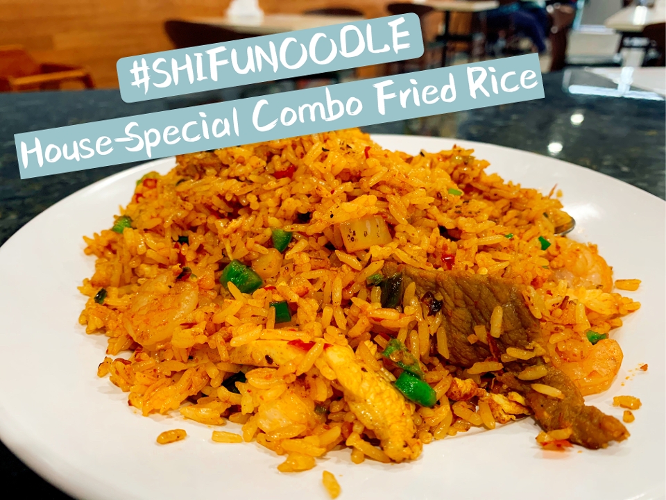 Order House-Special combo Fried Rice 特色什锦炒饭 food online from Shifu Noodle store, San Antonio on bringmethat.com