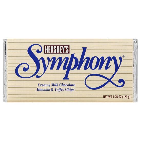 Order Symphony Milk Chocolate Almonds & Toffee Chips (4.25 oz) food online from Rite Aid store, Yamhill County on bringmethat.com