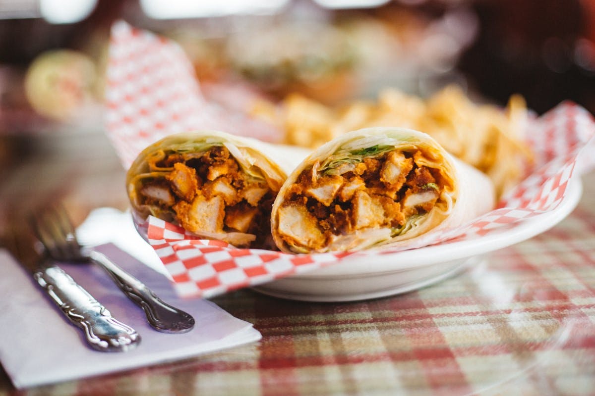 Order Buffalo Chicken Wrap - Wrap food online from Brown Jug store, Chelsea on bringmethat.com