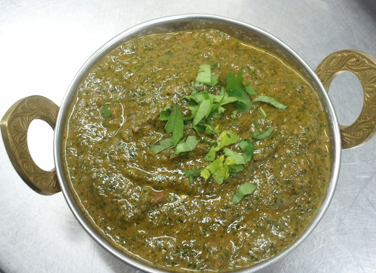 Order 2. Saag Gosht food online from Rajaji Fine Indian Cuisine store, Washington on bringmethat.com
