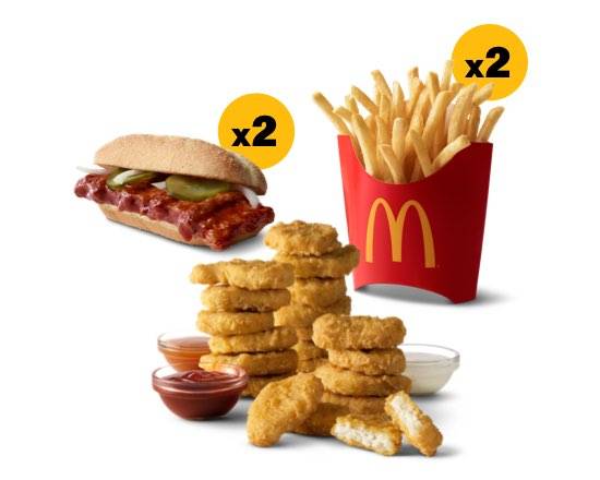 Order Classic McRib Pack food online from Mcdonald store, Atwater on bringmethat.com