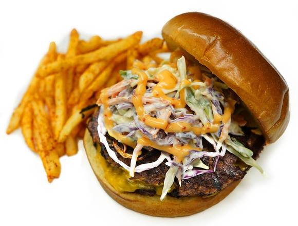 Order Japanese Slaw Burger food online from Ikigaido Umami Fries store, Tulsa on bringmethat.com