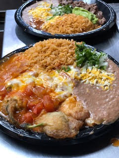 Order Chile Relleno and Enchilada Plate food online from Jalapeños Don Jefe store, Orange on bringmethat.com