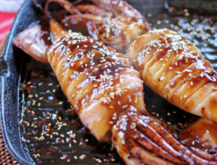 Order 67. Squid Teriyaki food online from Great Wall Chinese Restaurant store, Doylestown on bringmethat.com