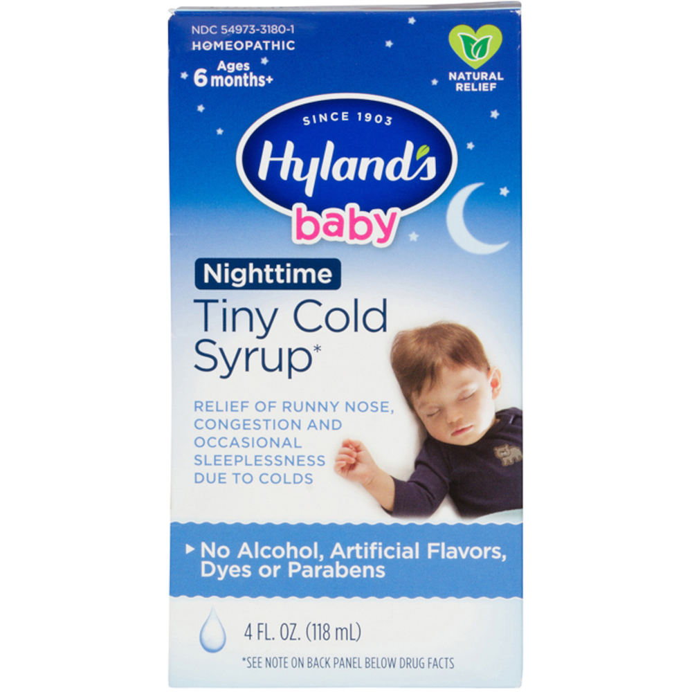 Order Hyland's Baby Nighttime Tiny Cold Syrup - 4 fl oz food online from Rite Aid store, Cathedral City on bringmethat.com