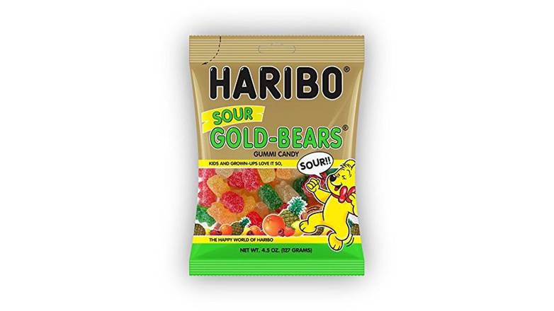 Order Haribo Sour Gold Bears Gummies Bag food online from Route 7 Food Mart store, Norwalk on bringmethat.com