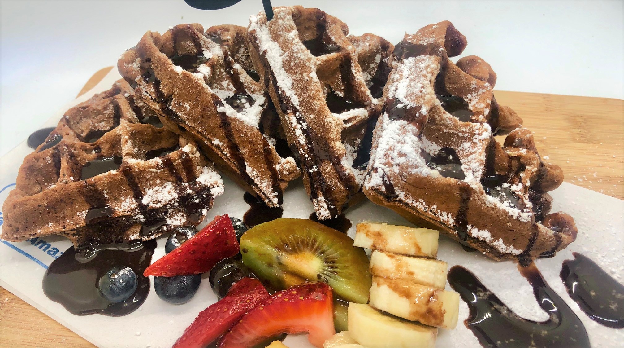 Order Chocolate Waffles food online from Who Tea store, Newark on bringmethat.com
