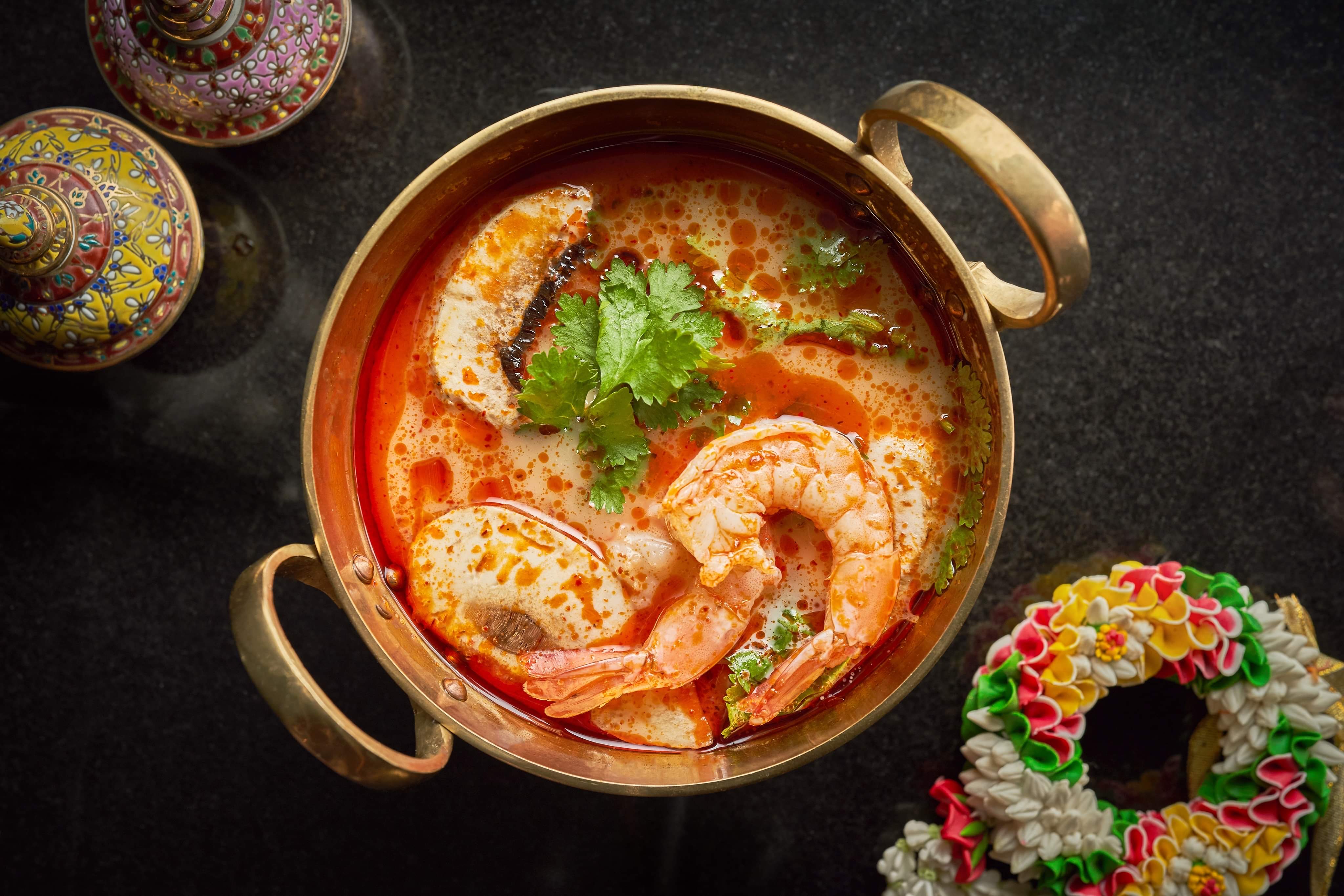 Order Tom-Yum Soup food online from Valla Table store, New York on bringmethat.com