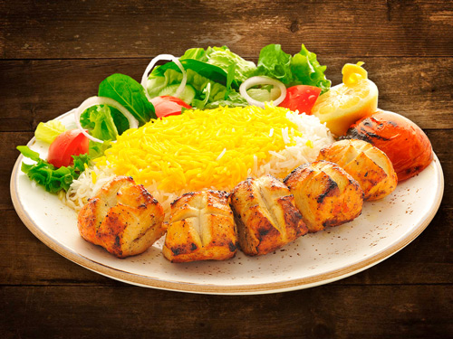 Order Boneless Chicken Plate food online from Bistro Kabob store, Carlsbad on bringmethat.com