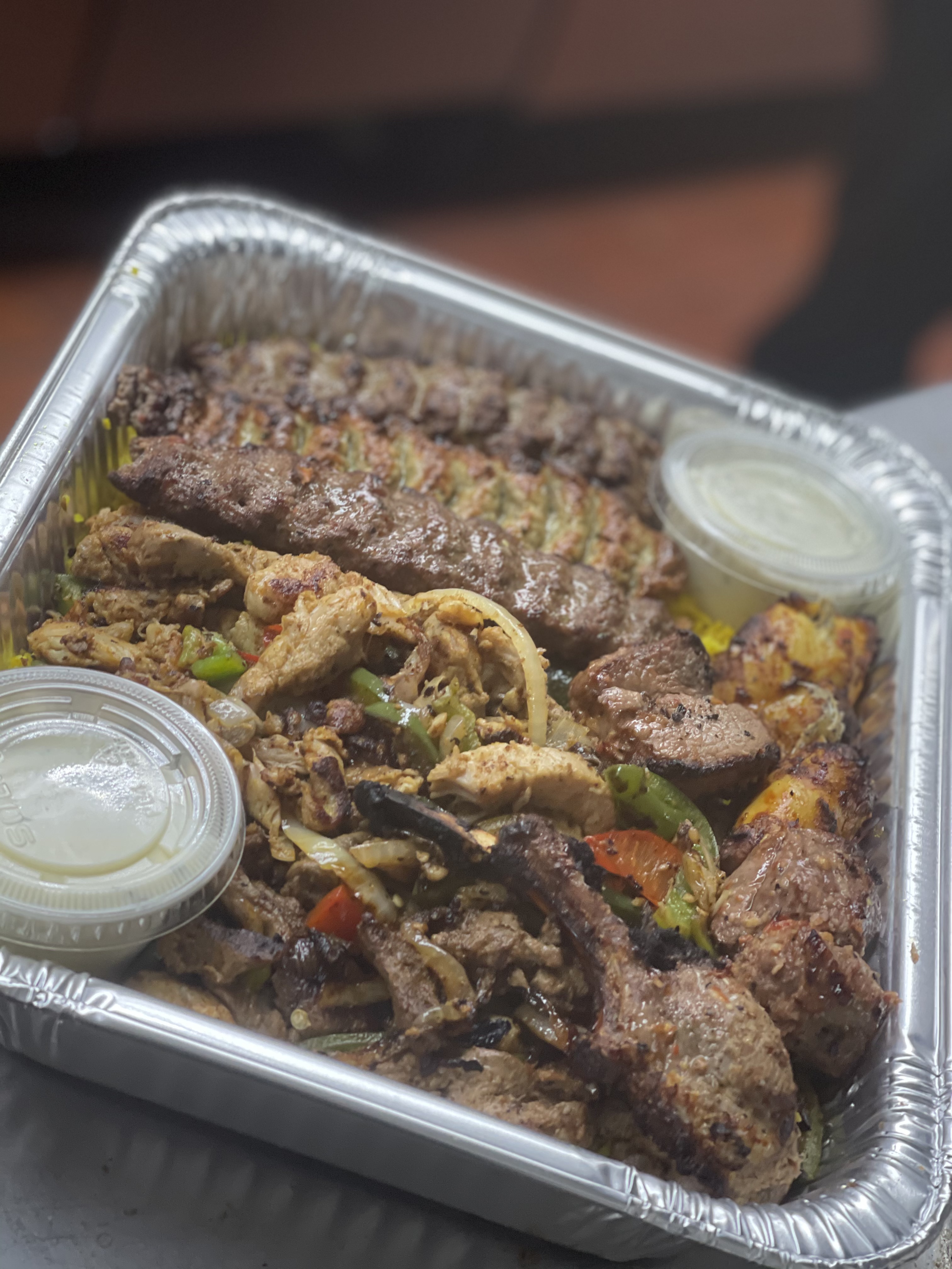 Order Mix grill tray (small) food online from The Nizams store, Egg Harbor Township on bringmethat.com