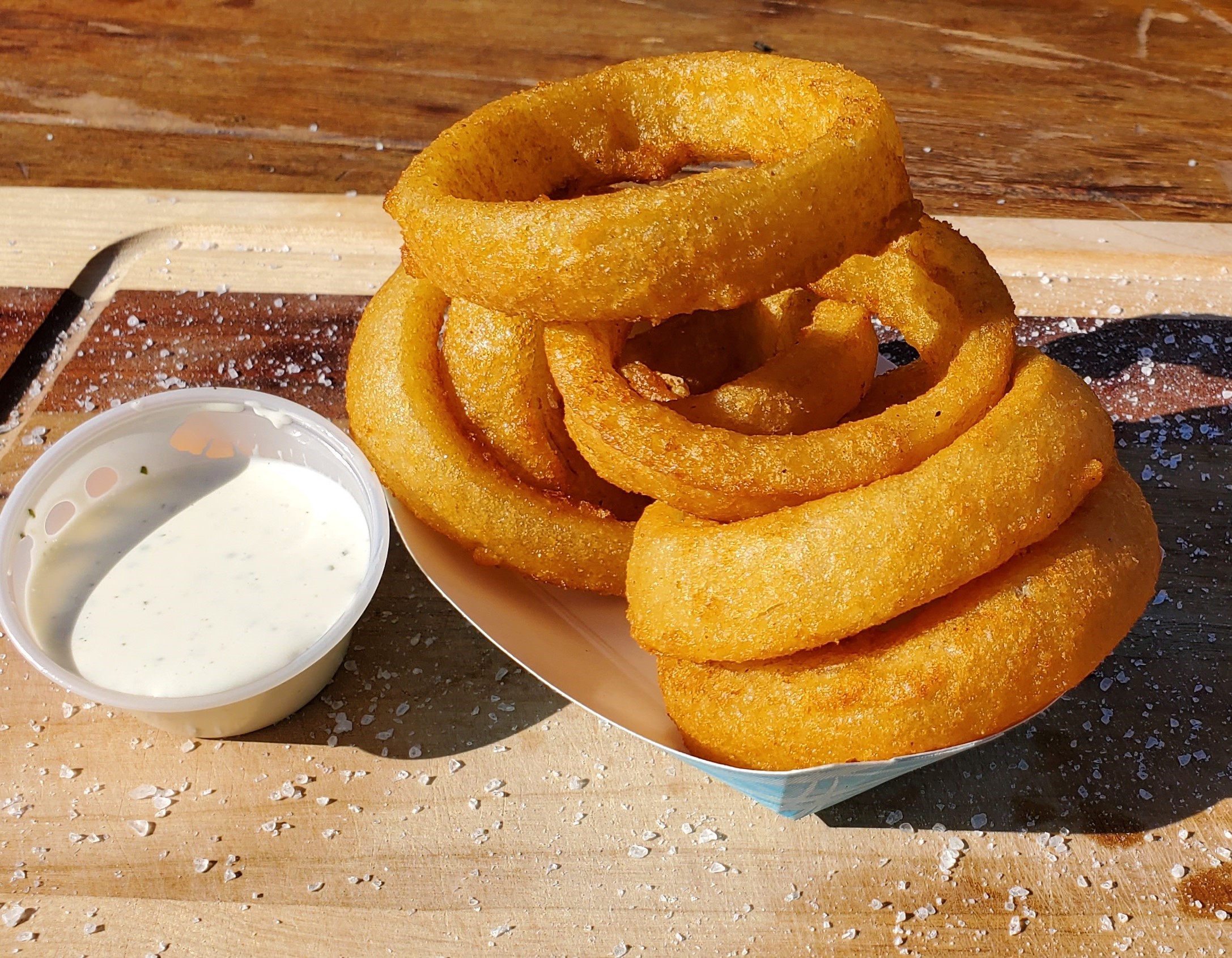 Order Onion Rings  food online from Banderas Burger Grill store, Bakersfield on bringmethat.com