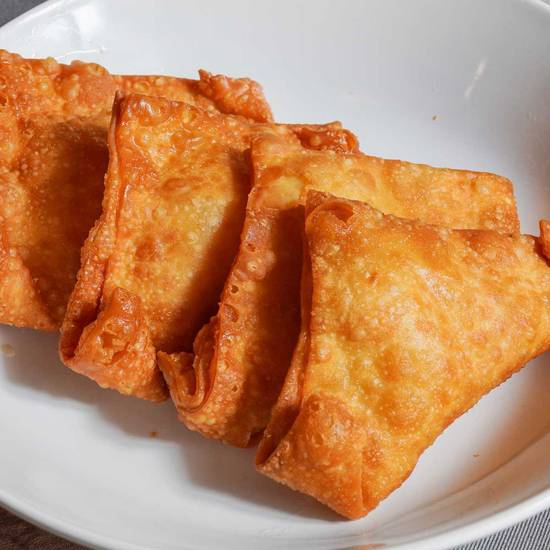 Order Crab Rangoons (4 pcs) food online from New China Express store, Westerville on bringmethat.com