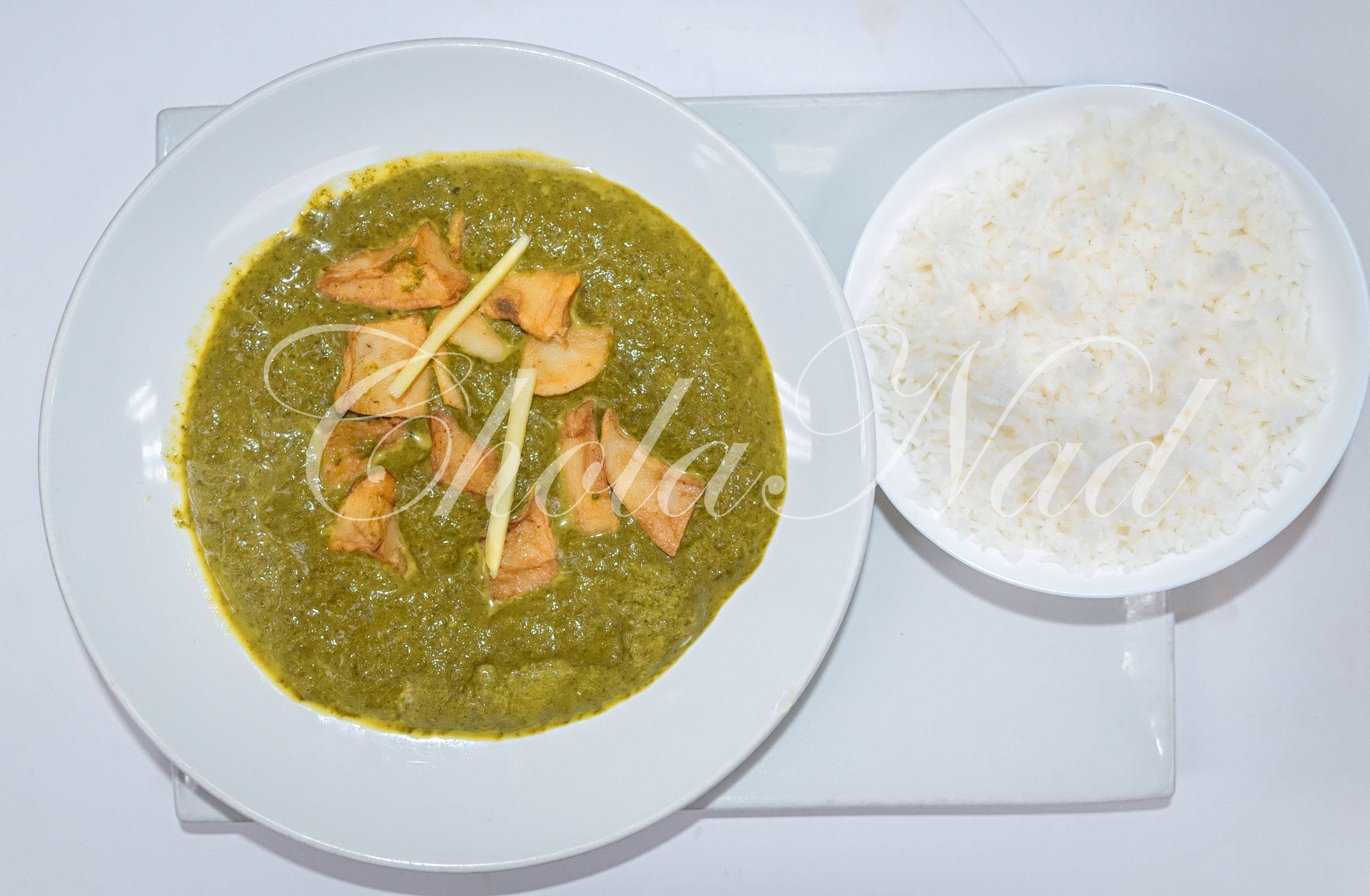 Order Saag Aloo Curry Pot food online from Cholanad store, Chapel Hill on bringmethat.com