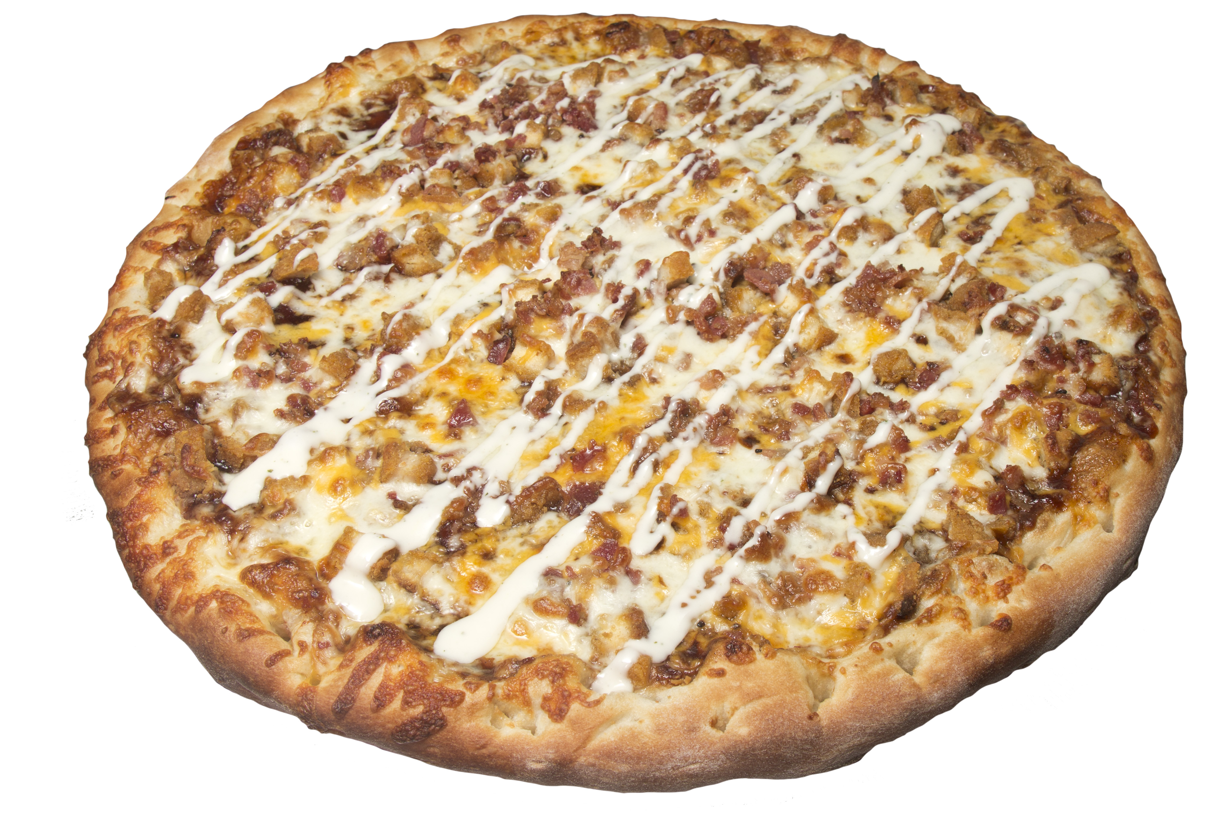 Order Chicken Bacon Cheddar Ranch Pizza food online from Perri Pizzeria store, Rochester on bringmethat.com