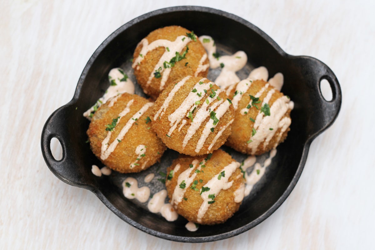Order Fried Hush Puppies food online from Lazy Dog Restaurant & Bar store, Dublin on bringmethat.com