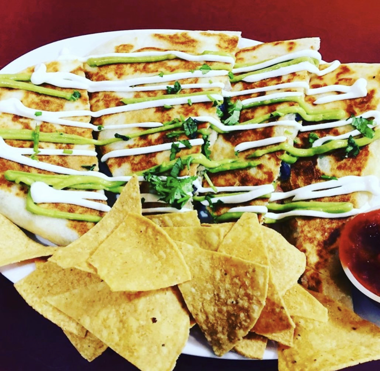 Order City Shrimp Loaded Quesadillas  food online from Tacos And Wings store, Lyndhurst on bringmethat.com