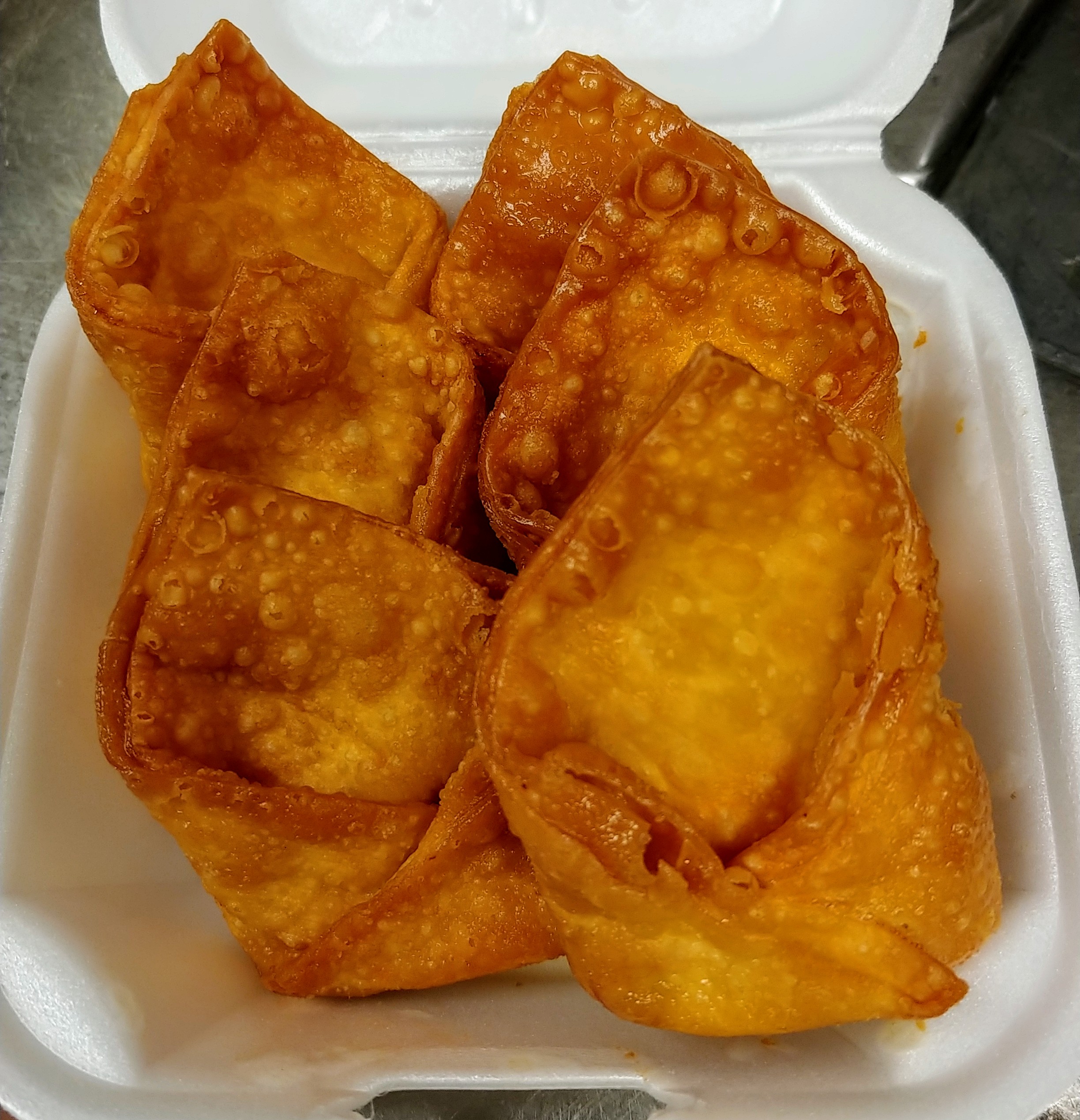 Order 6 Piece Crab Rangoon food online from House of Hunan store, Chicago on bringmethat.com