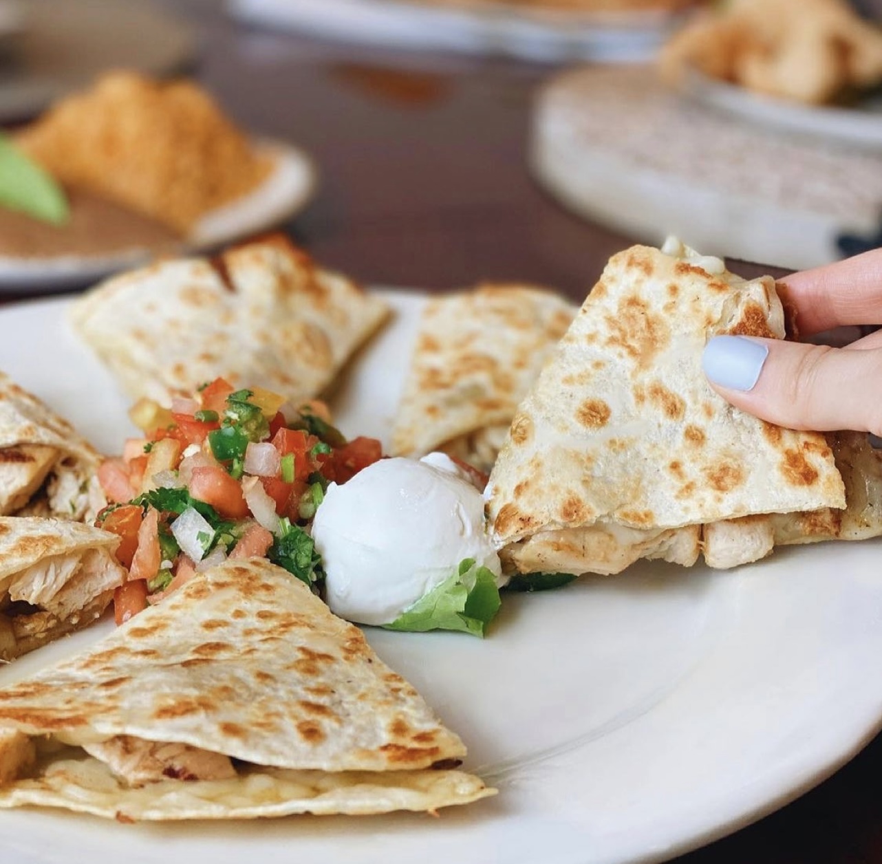 Order Quesadillas food online from Tony's Mexican Restaurant store, Houston on bringmethat.com