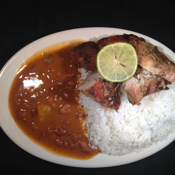 Order Pernil Lunch Special food online from El Sabor Tropical store, Paterson on bringmethat.com