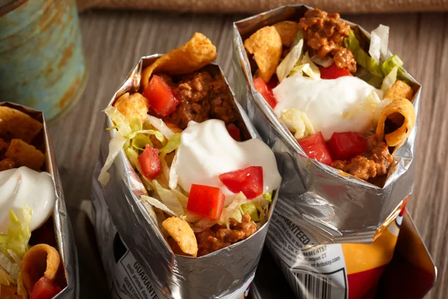 Order Walking Taco food online from Lucky Dawgs Food Truck store, Chicago on bringmethat.com