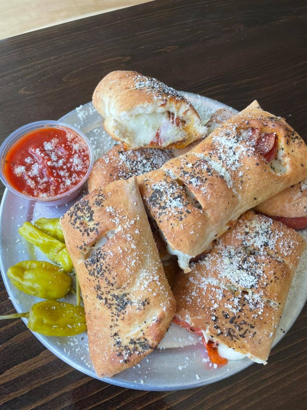 Order Pepperoni Rolls - Appetizer food online from Books & Brews store, Charleston on bringmethat.com