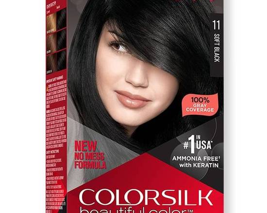 Order Revlon Colorsilk Beautiful Color: Soft Black 11 food online from iDa Beauty Supply Store store, Middletown on bringmethat.com