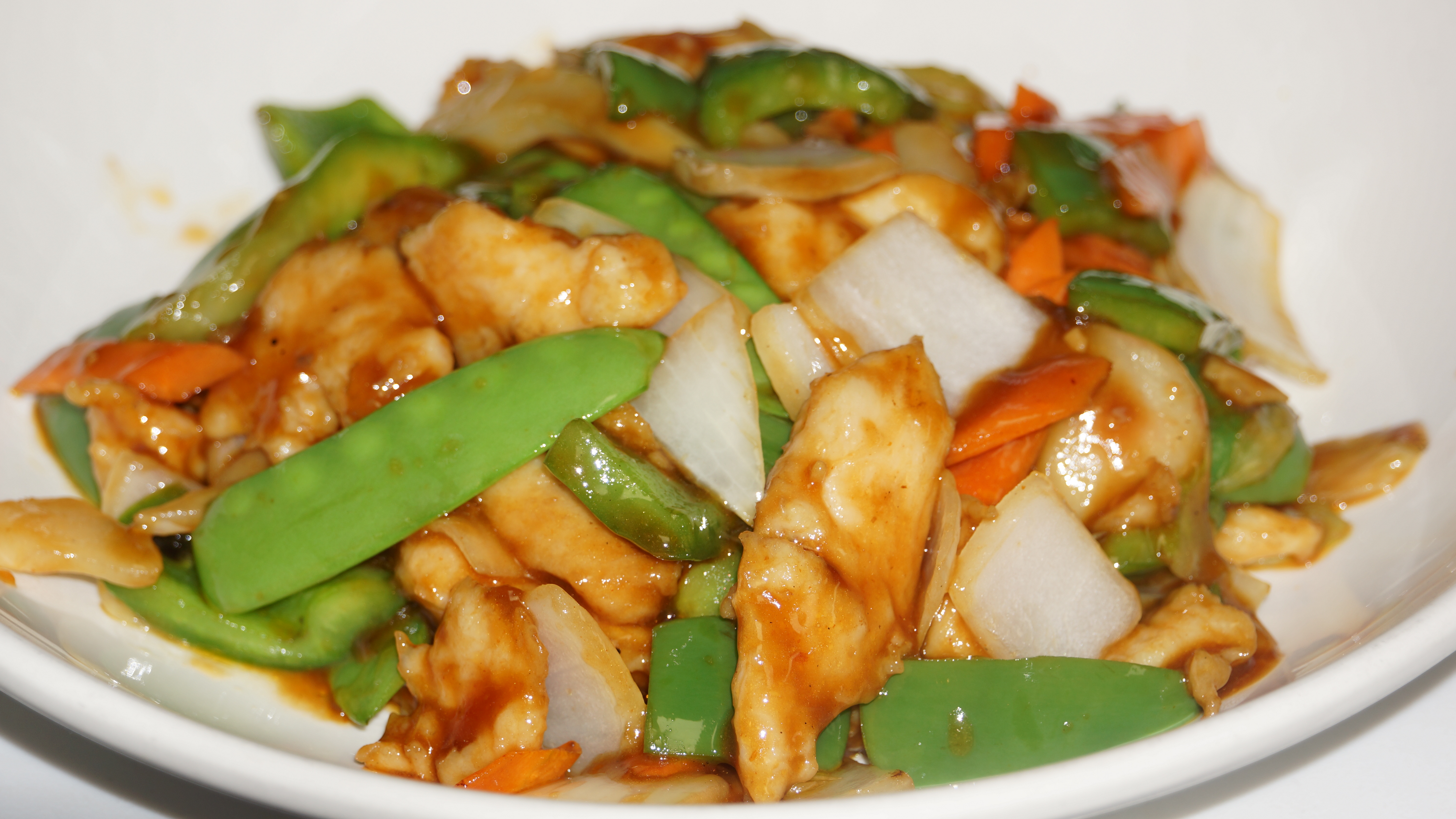 Order 54. Szechuan Chicken food online from Mandarin Chinese Cuisine store, Covina on bringmethat.com