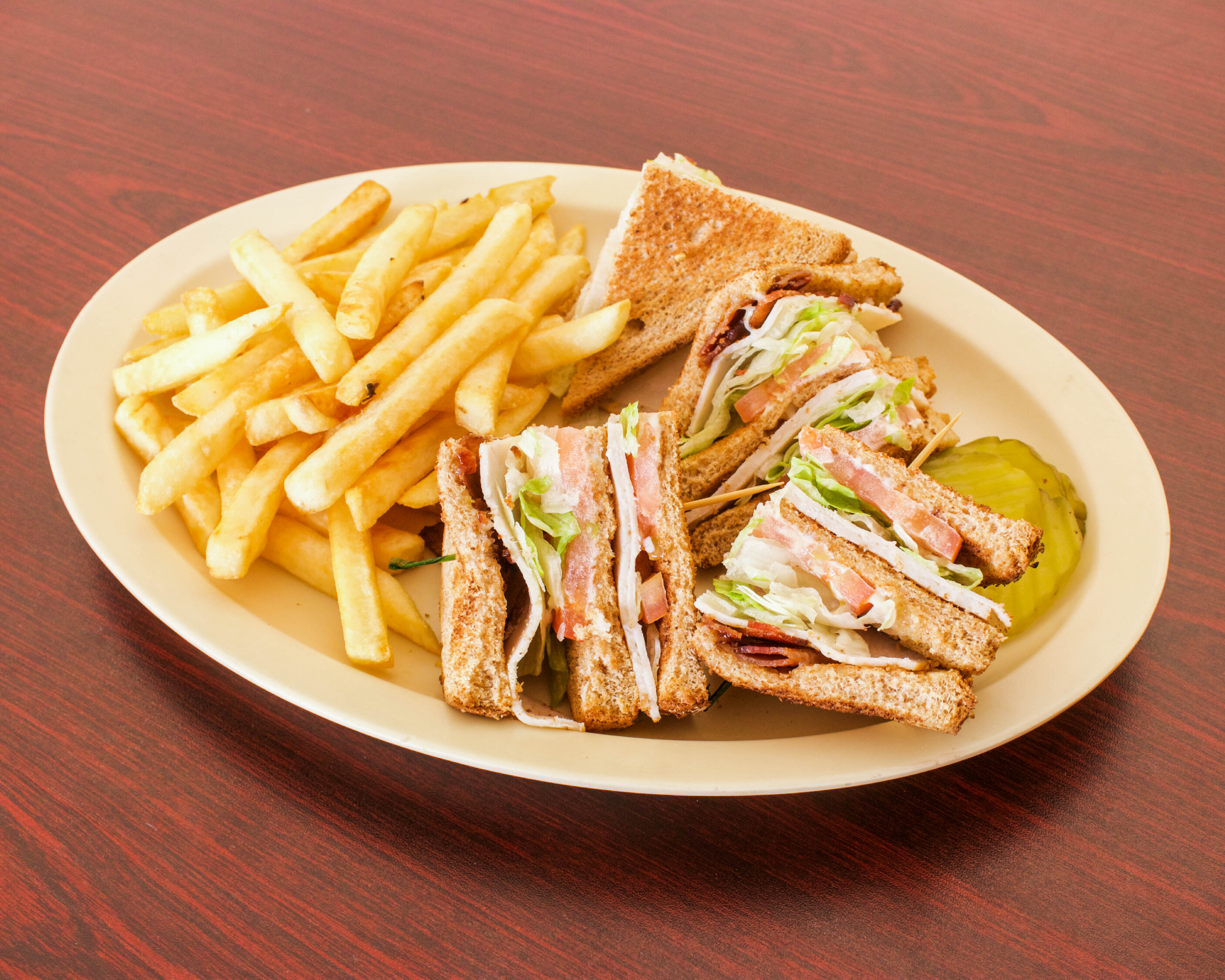 Order Club House Sandwich food online from Cafe Of The Bay store, Oakland on bringmethat.com