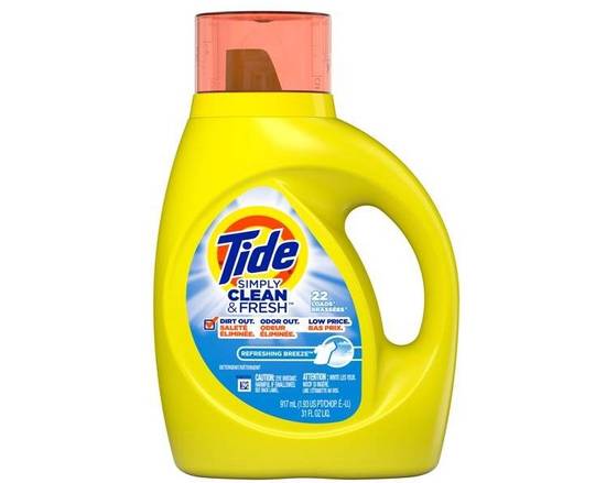 Order Tide Simply Detergent (31 fl oz) food online from Ctown Supermarkets store, Uniondale on bringmethat.com