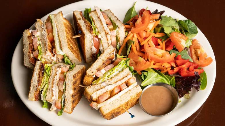 Order The Club Sandwich food online from Miracle Mile Cafe store, San Rafael on bringmethat.com
