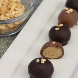 Order Peanut Butter Balls food online from Chocolates By Grimaldi store, Grand Haven on bringmethat.com