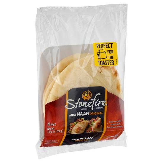 Order Stonefire · Original Mini Naan (4 x 1.8 oz) food online from United Supermarkets store, Plainview on bringmethat.com