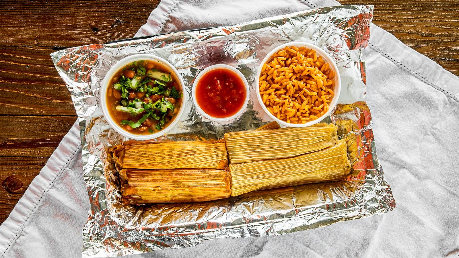 Order 4 Tamale Plate food online from Tommy Tamale store, Grapevine on bringmethat.com