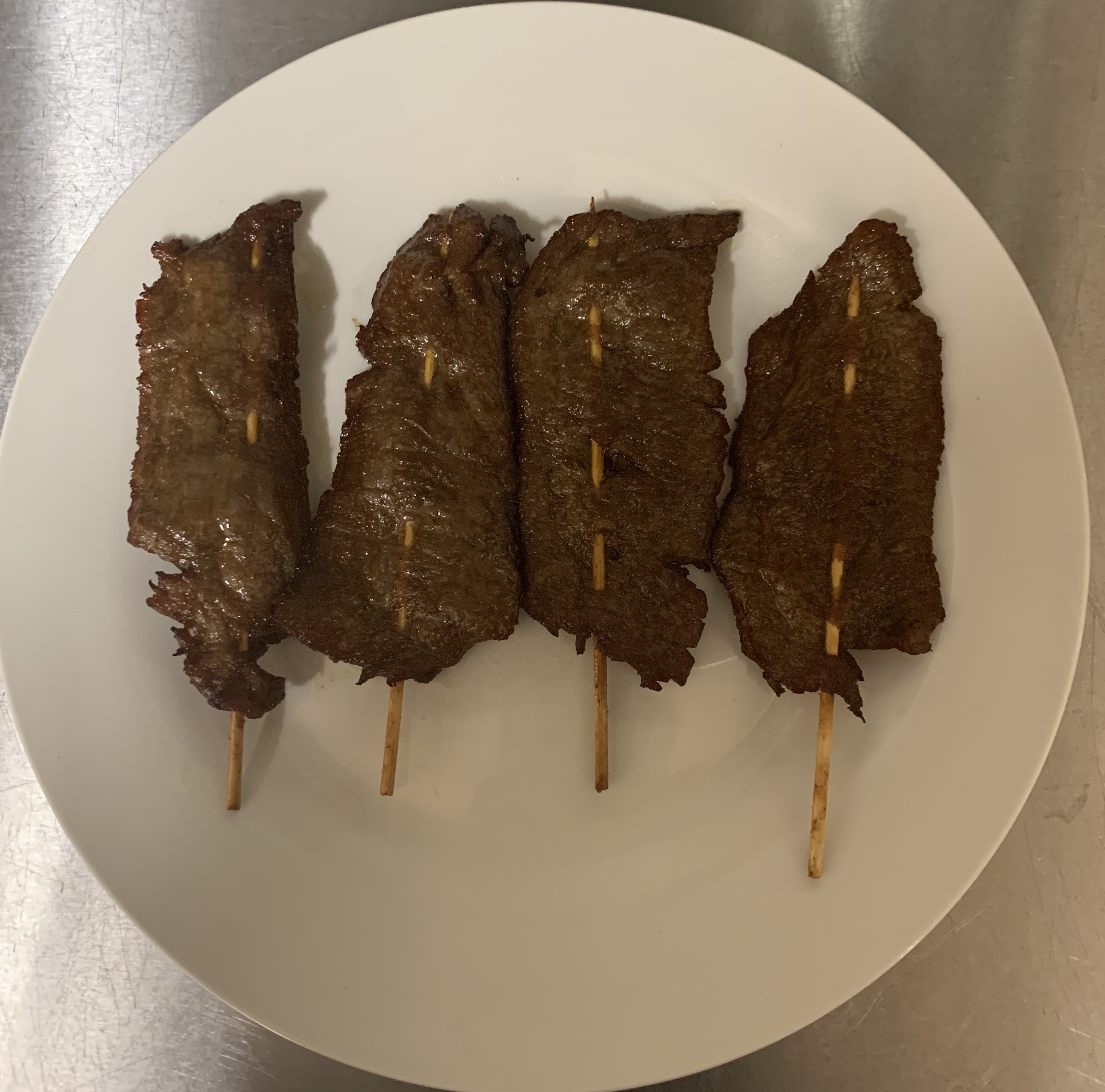 Order 4 Piece Beef on Stick food online from Lucky Fortune I store, Baldwin on bringmethat.com