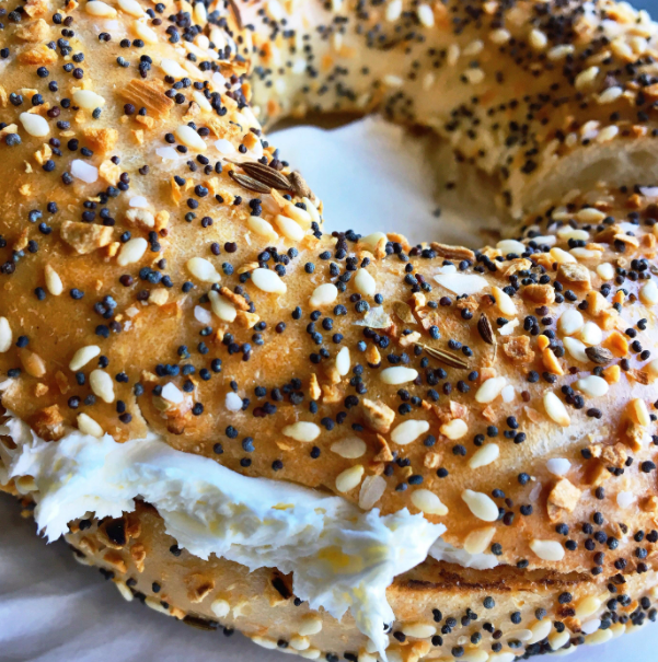 Order Toasted Bagel and Cream Cheese food online from Janik's Cafe store, Chicago on bringmethat.com