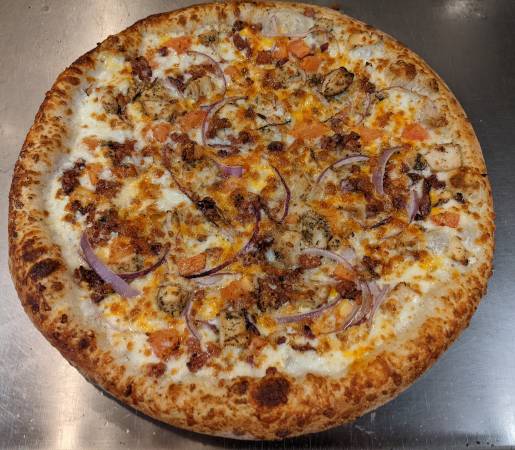 Order Chicken Ranchero food online from Magpies Gourmet Pizza store, Tucson on bringmethat.com