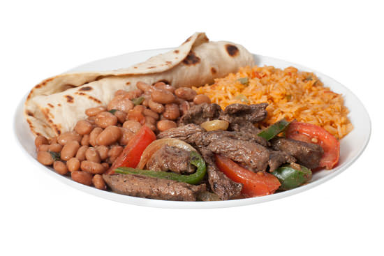Order Beef Fajita Lunch Plate food online from Laredo Taco Company store, Midland on bringmethat.com