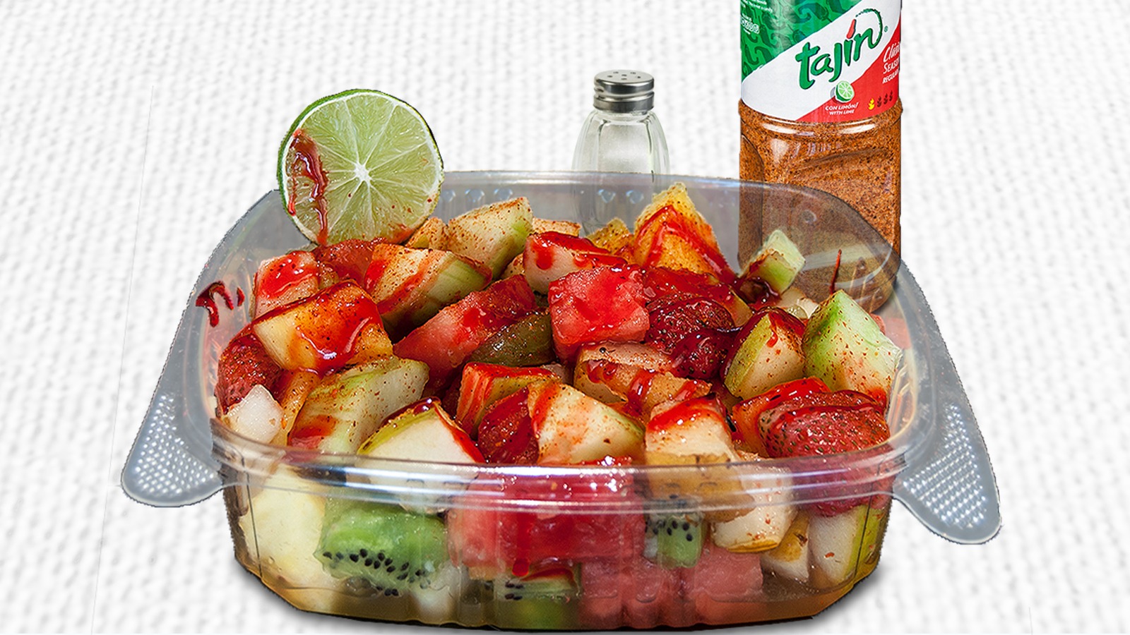 Order Fruit Salad "Picosita" food online from Famous Apples store, Los Angeles on bringmethat.com